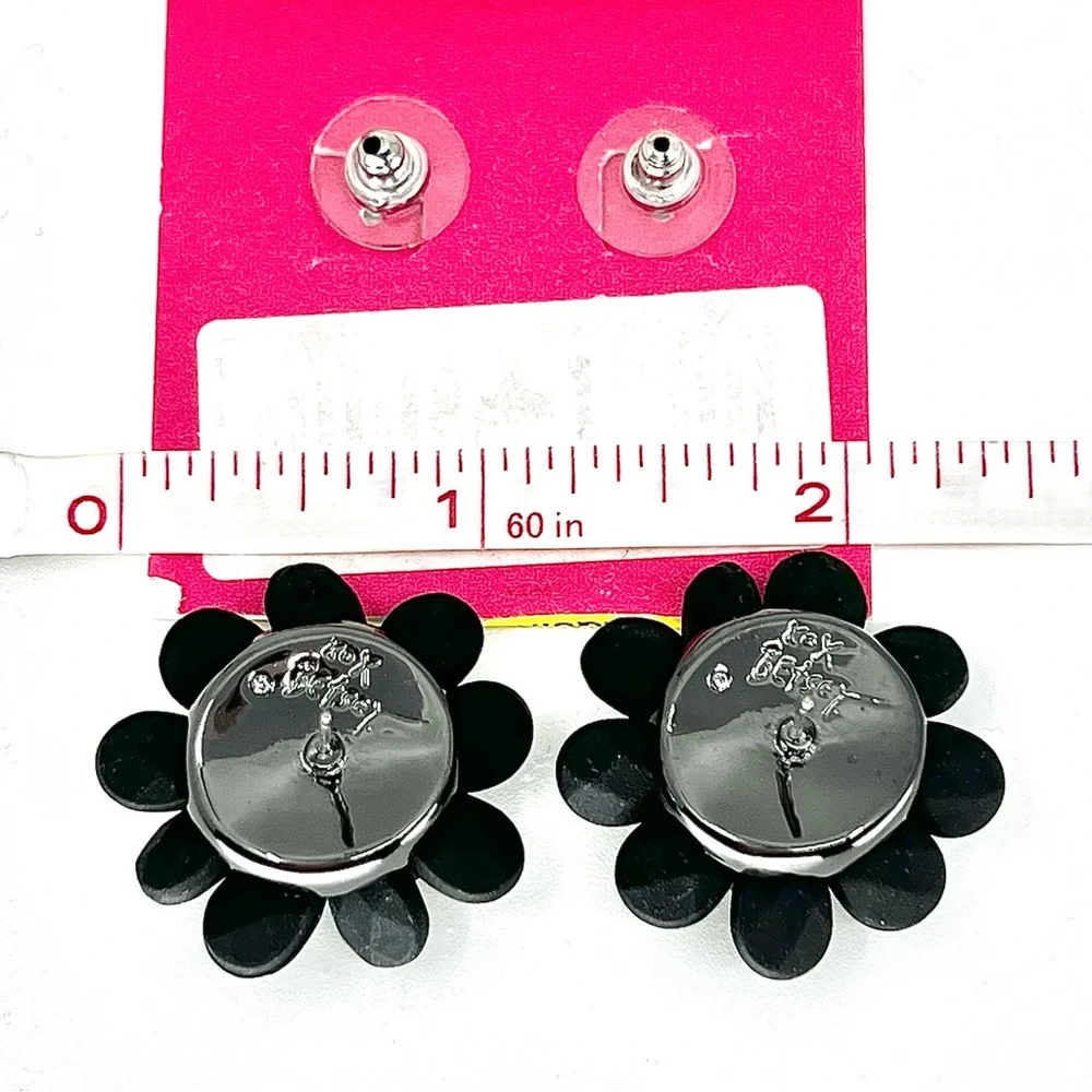 Betsey Johnson ‘Dark Magic’ Black Floral Necklace & Earrings Set Retired/HTF! - Picture 12 of 14